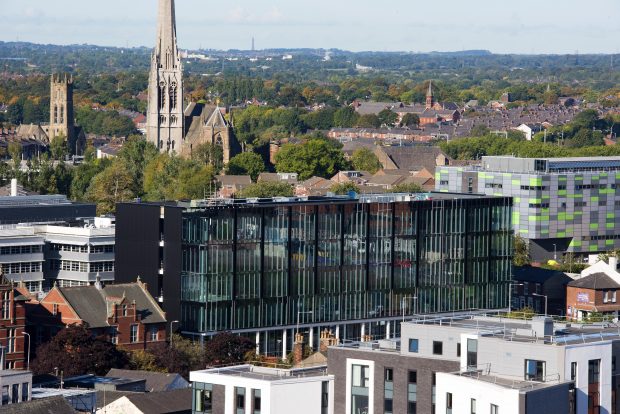 Image of the new £30 Million-plus Engineering Innovation Centre at UCLAN, Preston